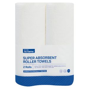 No Name Super Absorbent Roller Towels 2 Pack
